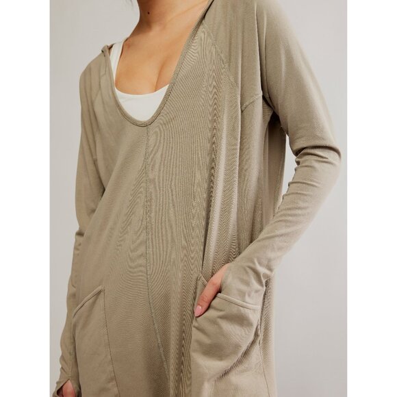 FP MOVEMENT Hot Shot Long-Sleeve Onesie / Sage Stone NWT MEDIUM - Picture 4 of 11